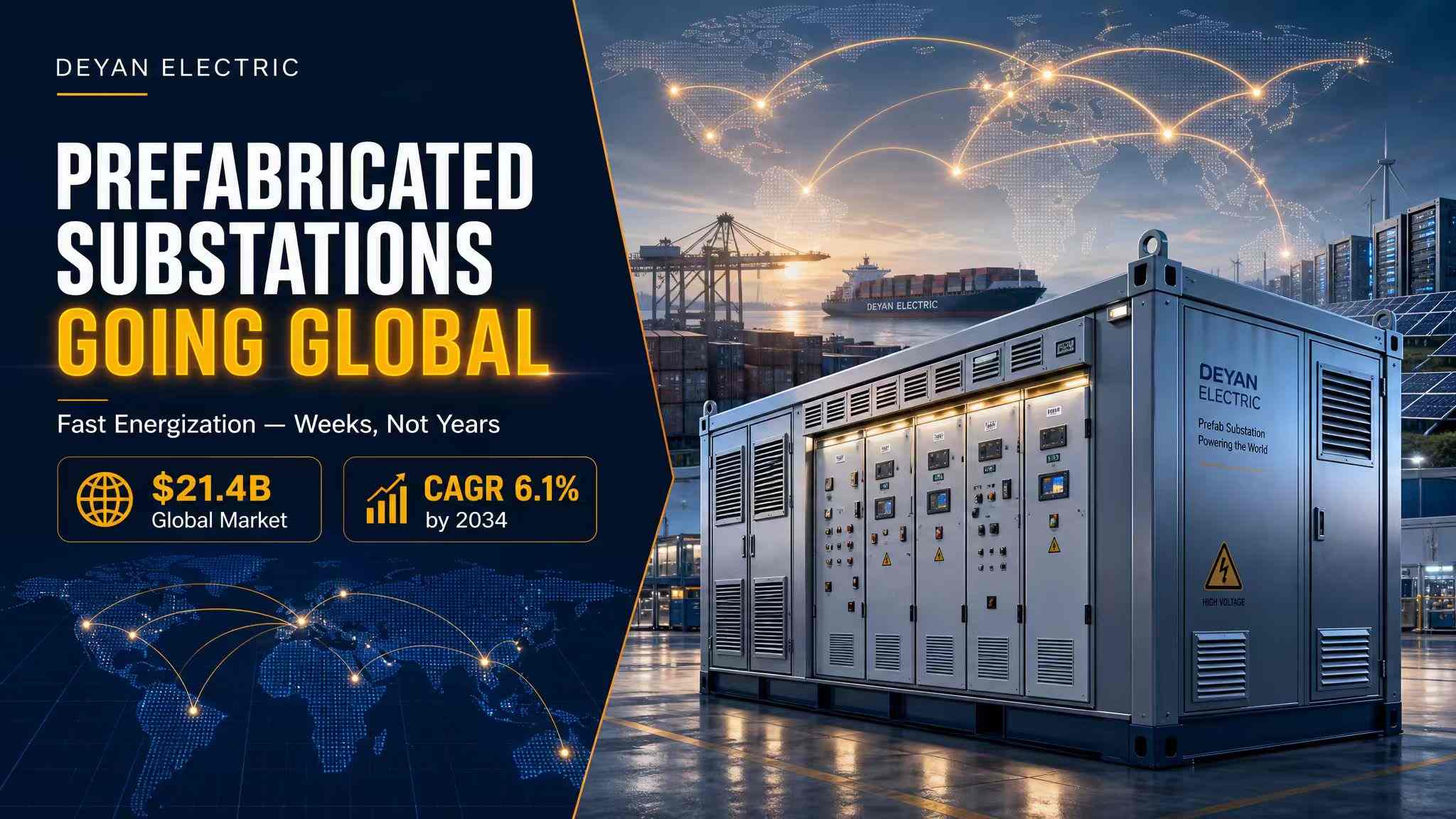 Mga Prefabricated Substation na Pumupunta sa Pandaigdig: Bakit Ang mga Overseas EPC Contractor at AI Data Centers ay Karera sa Pag-order