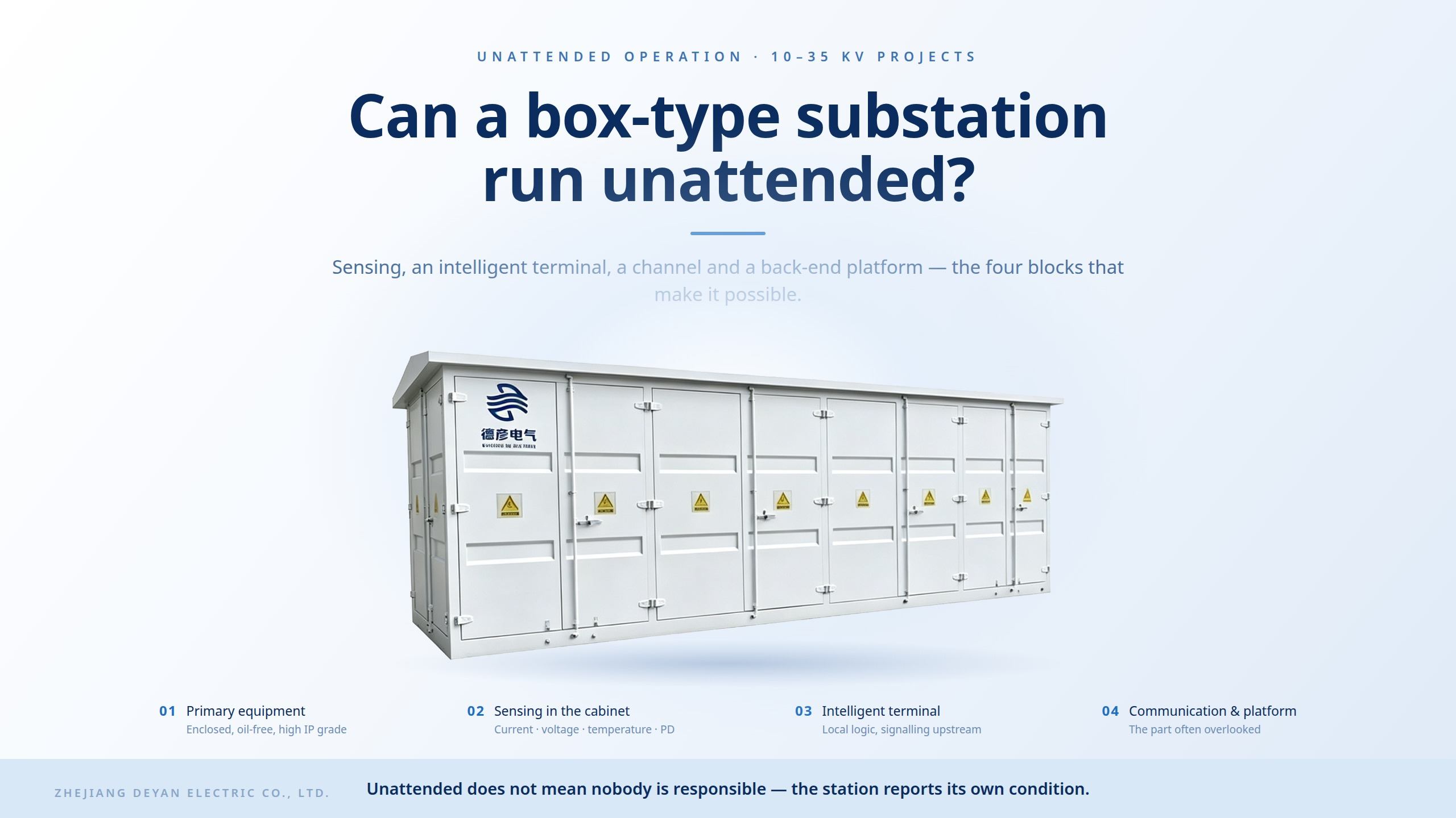 Maaari bang Tumakbo ang isang Box-Type Substation nang Walang Nag-aalaga?